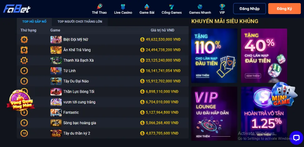 Đăng ký tài khoản 78win8